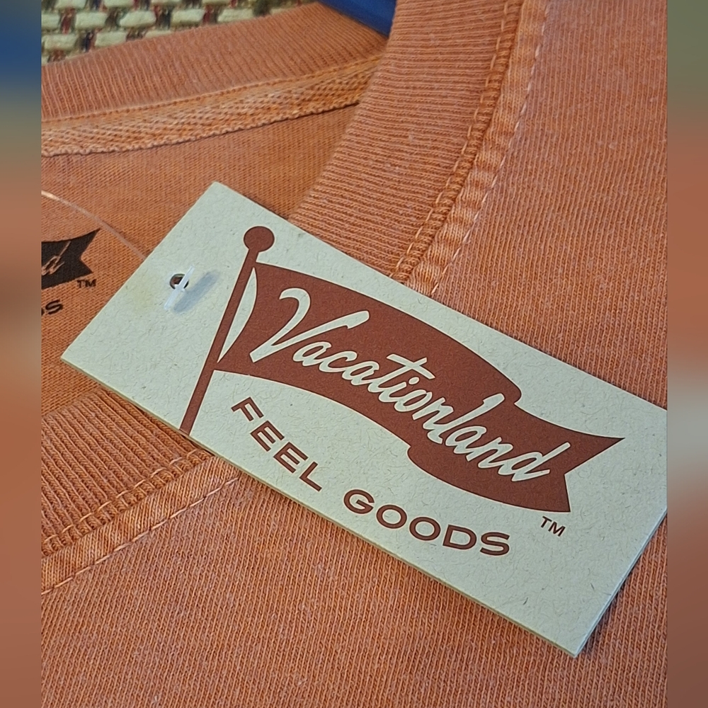 Vacationland Orange Graphic T-Shirt - Picture 5 of 11
